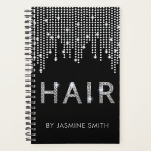 Agenda Livro de Compromissos do Cabelo Diamante na moda