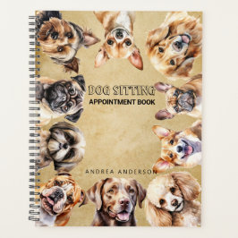 Agenda Livro de Compromissos Personalizado de Cachorro Mo