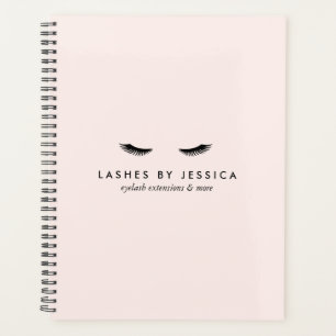 Agenda Livro de Compromissos Rosa Clássico de Glam Eyelas