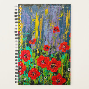 Agenda livro de notas de papoila