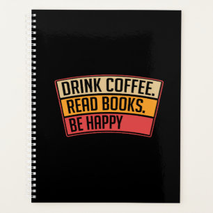 Agenda Livros - Beber Café Ler Livros, Livro Dar Presente