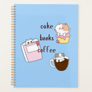 Agenda Livros Café Gatos