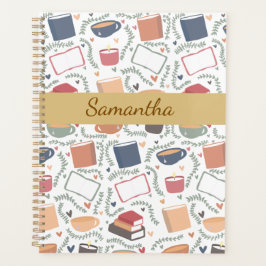 Agenda Livros, Velas E Chá