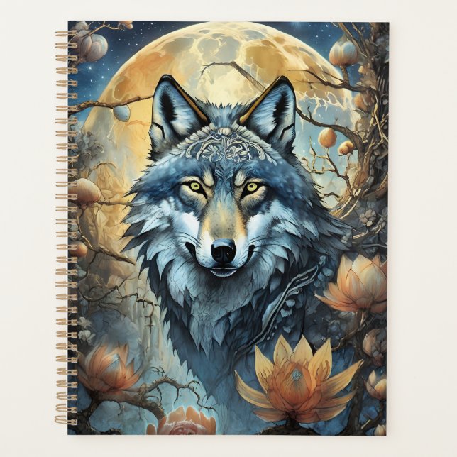 Agenda Lobo, Lua e Lotus (Frente)