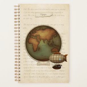 Agenda Log do Explorador do Atlas do Viajante Mundial Neo