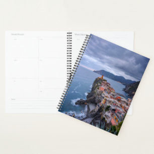 Agenda Logo após o pôr do sol   Vernazza, Cinque Terre,