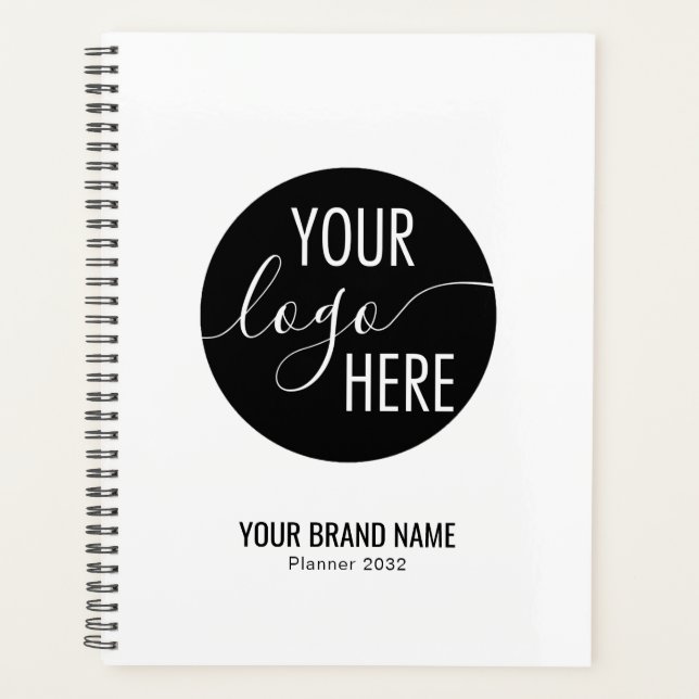 Agenda Logotipo básico mínimo da empresa (Frente)