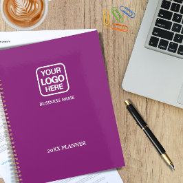 Agenda Logotipo branco do Magenta Modern Professional