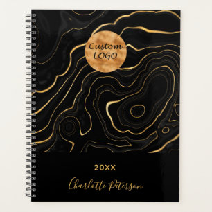Agenda Logotipo comercial do Mármore Negro