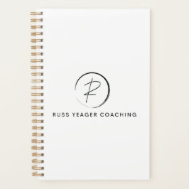 Agenda Logotipo da assinatura de coaching de Russ Yeager