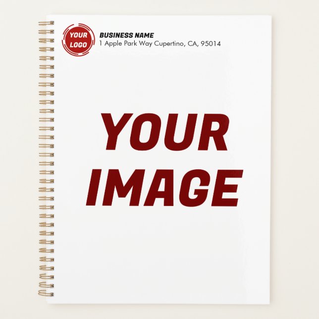 Agenda Logotipo da empresa PERSONALIZADO (Frente)