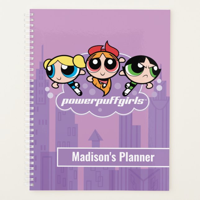Agenda Logotipo da equipe de garotas Powerpuff (Frente)