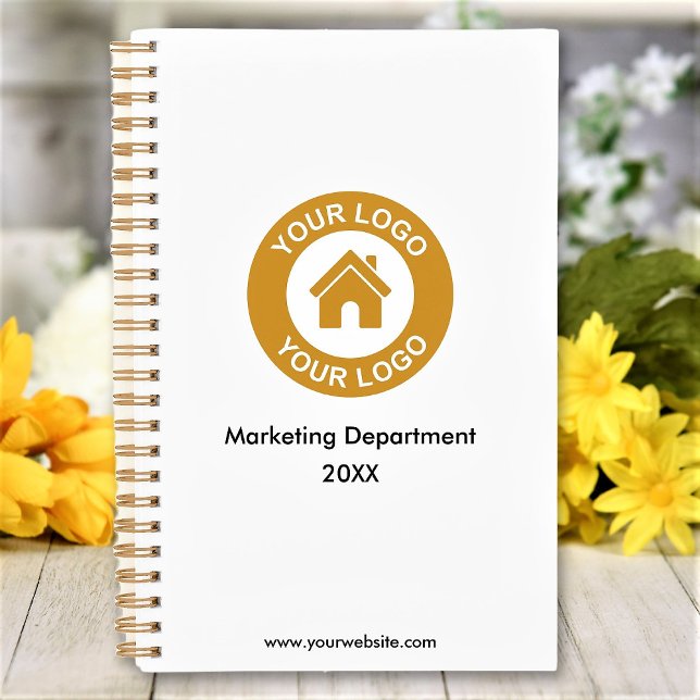 Agenda Logotipo De Empresa Personalizado Simples E Promoc (Criador carregado)