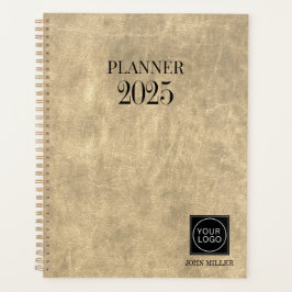 Agenda Logotipo de Empresa Personalizado Simples Escritór