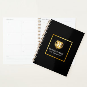 Agenda Logotipo de Negócios Modernos de Branding Promocio