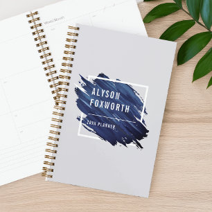 Agenda Logotipo de pintura de abstrato personalizado