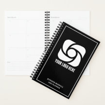 Logotipo personalizado da empresa preto e branco 2