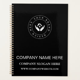 Agenda Logotipo Personalizado da Empresa Simples Promocio