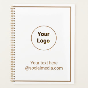 Agenda Logotipo personalizado simples e elegante aqui na