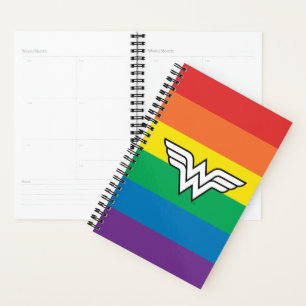 Agenda Logotipo Rainbow para Mulher Maravilha