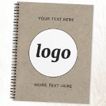 Agenda Logotipo simples e Promocional de texto Empresa<br><div class="desc">Logótipo simples e design de texto personalizado para promover a lealdade à marca e promover sua pequena empresa. Substitua o logotipo por seu próprio e altere ou exclua o texto superior e inferior na frente para personalizar. Perfeito para usar em sua empresa, para fins de promocional e para dar a...</div>