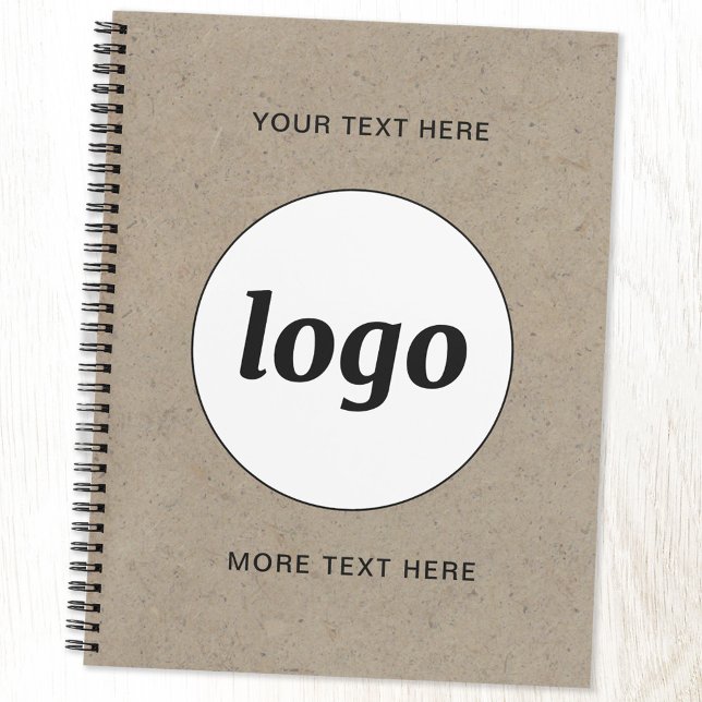 Agenda Logotipo simples e Promocional de texto Empresa (Logo custom text business promotional planner)