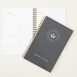 Agenda Logotipo & Texto Personalizado Minimalista Simples
