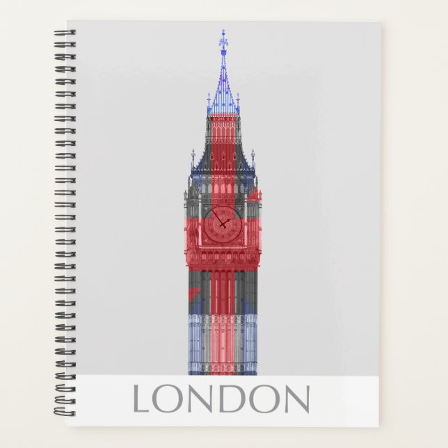Agenda London Big Ben Union Jack (Frente)