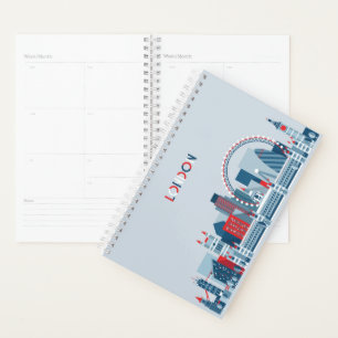 Agenda Londres, Inglaterra Linha do céu vermelha, bran