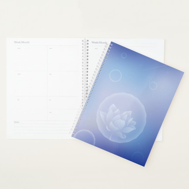 Agenda Lotus Awakening Hardcover Daily Planner (Exibição)