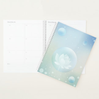 Agenda Lotus Serenity Hardcover Daily Planner
