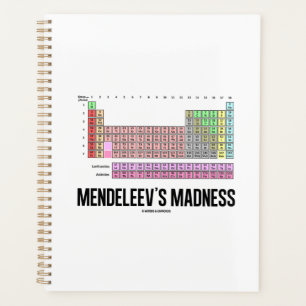 Agenda Loucura de Mendeleev Mesa periódica de elementos
