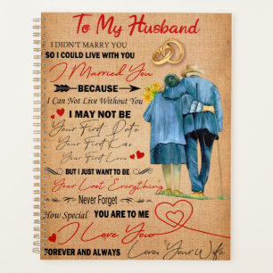 Agenda Love Husband Carta Ao Meu Marido Eu Te Amo