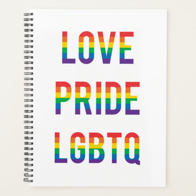 Agenda Love Pride LGBTQ (Frente)