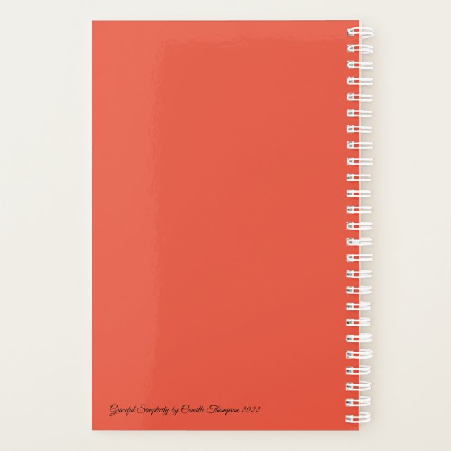 Agenda Lua Rosa  (Verso)