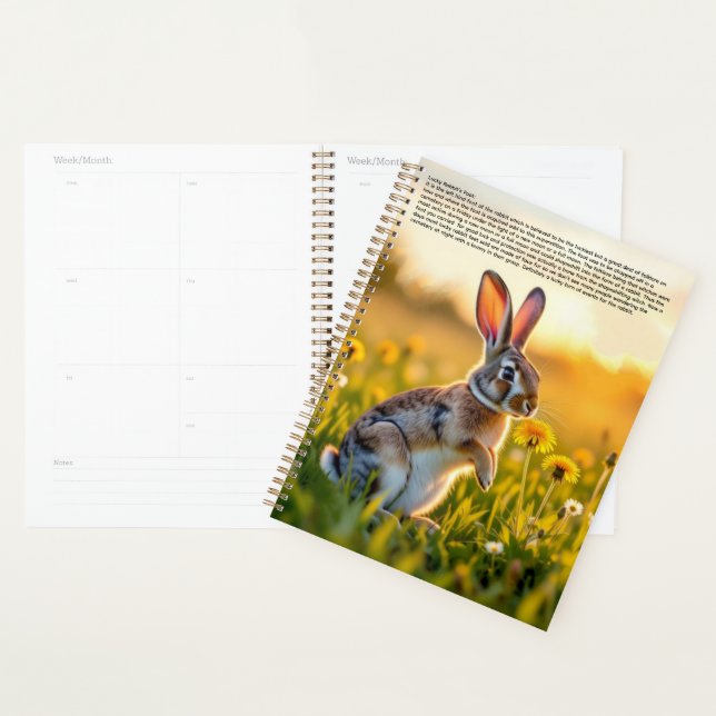 Agenda Lucky Rabbit Foot Calendar (Exibição)