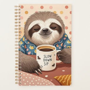 Agenda Luminosidade cartoon com olhos sonolentos exagerad