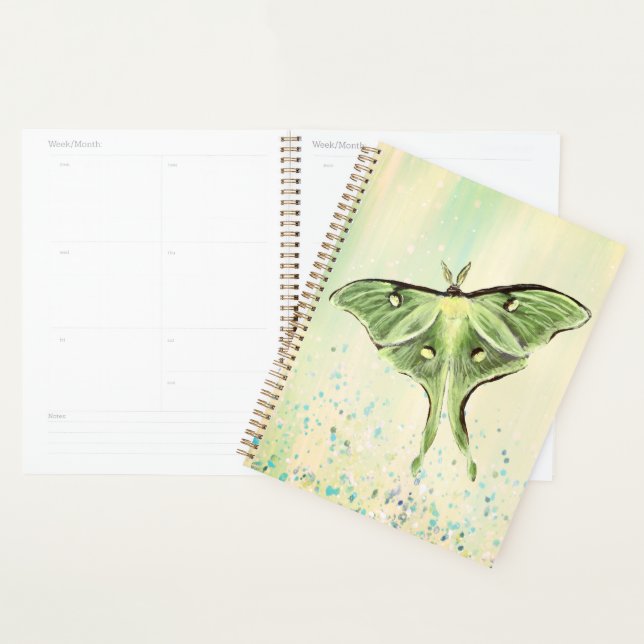 Agenda Luna Moth Planner (Exibição)