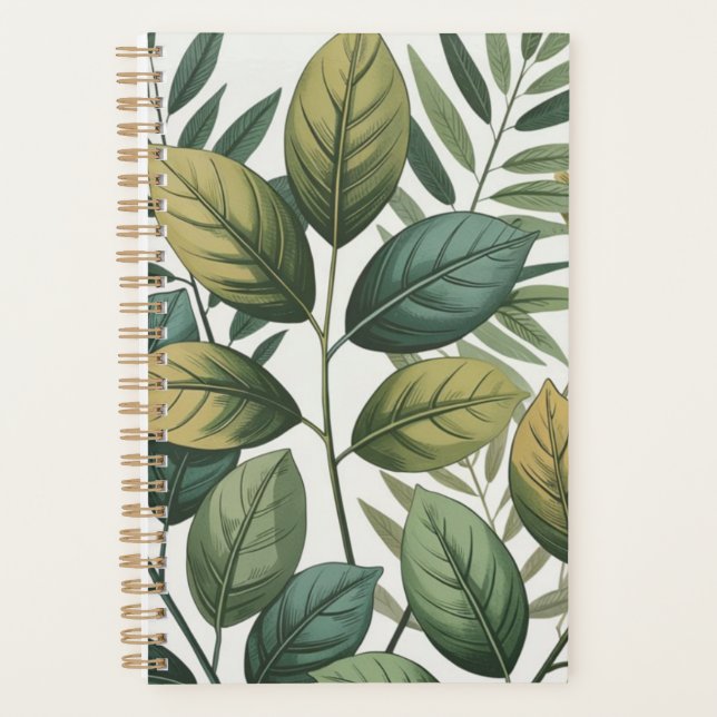 Agenda Lush Leafy Elegance (Frente)