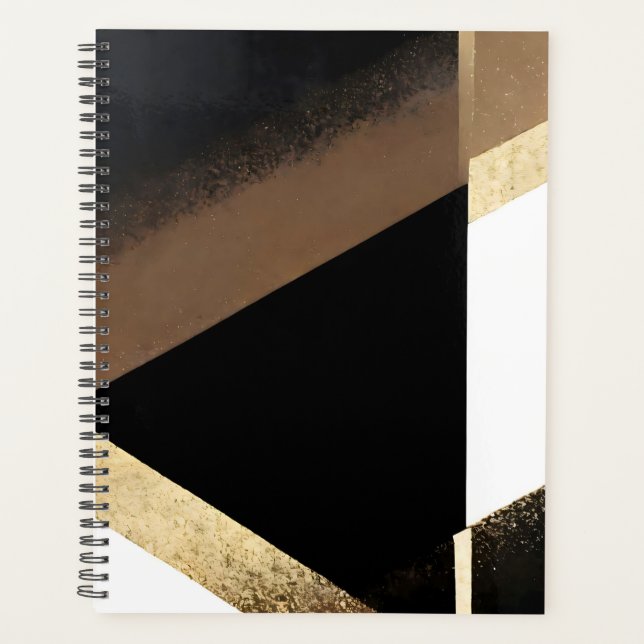 Agenda Luxury Abstract Golden Background (Frente)
