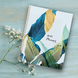 Agenda Luxury Folhas Tropicais
