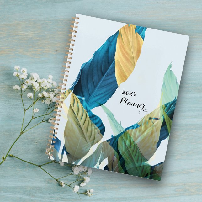 Agenda Luxury Folhas Tropicais (Criador carregado)