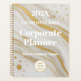 Agenda Luxury Gold Marble Corporate 2026