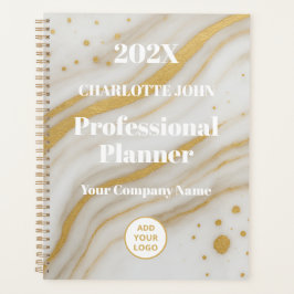 Agenda Luxury Gold Marble Professional 2026