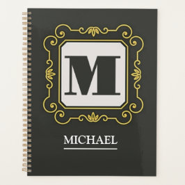 Agenda Luxury minimal Modern monogram