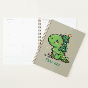 Agenda Luz de Dinossauro de Natal Festa Engraçada Árvore
