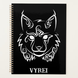 Agenda Lynx Tribal Preto e Branco