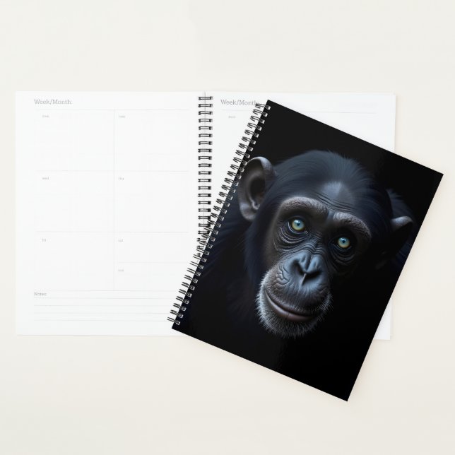 Agenda Macaco Chimpanzé Negro (Exibição)