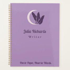 Agenda Macarão Roxo do Escritor