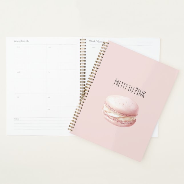 Agenda Macaron Rosa Linda (Exibição)